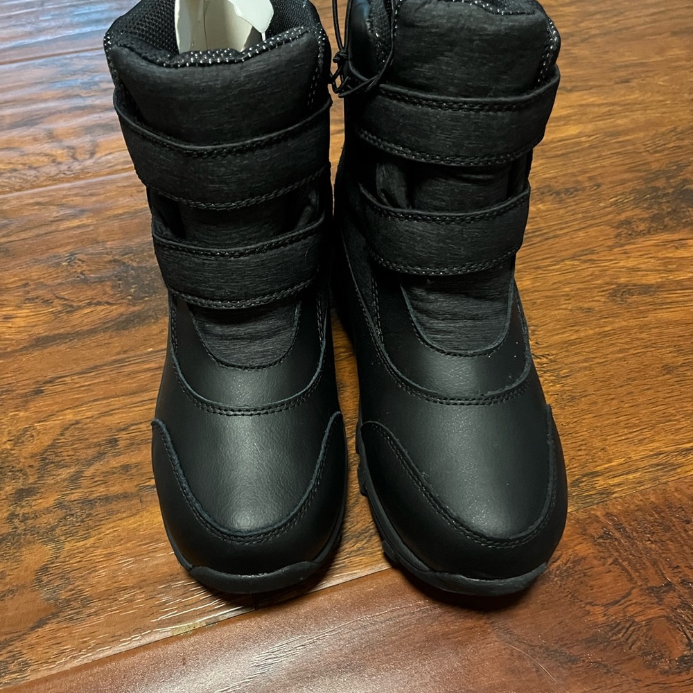 Kids Black Winter Boots